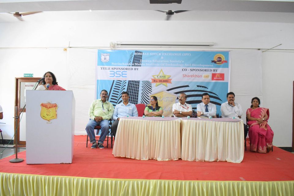 Share bazar event for students in collaboration with BSE at DES NMITD